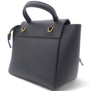 Grained Calfskin Nano Belt Bag Black