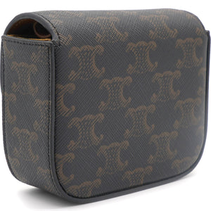 Mini Triomphe In Triomphe Canvas And Calfskin Tan