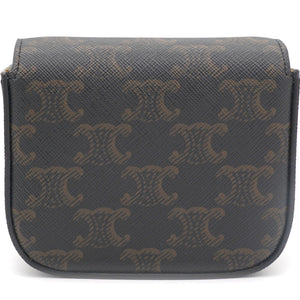 Mini Triomphe In Triomphe Canvas And Calfskin Tan