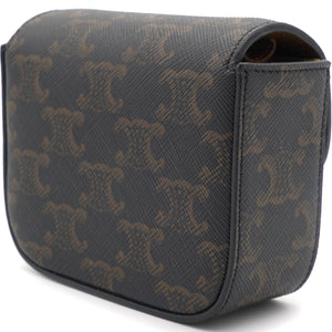 Mini Triomphe In Triomphe Canvas And Calfskin Tan
