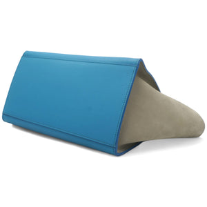 Trapeze Tri-color  Leather With Suede And Silver Hardware Bag