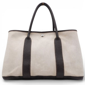 Buffle Skipper Toile Garden Party 36 Tote Marron Fonce