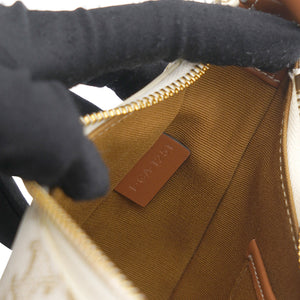 Ava Bag in Triomphe Canvas and calfskin Beige