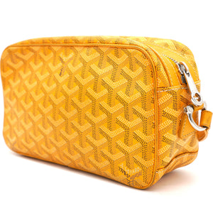 Chevron Print Coated Canvas Sac Messenger Bag