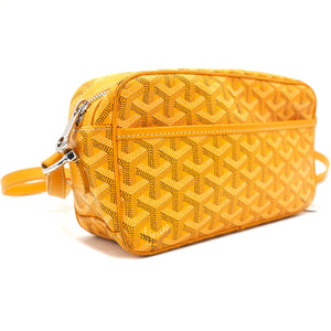 Chevron Print Coated Canvas Sac Messenger Bag