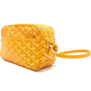 Chevron Print Coated Canvas Sac Messenger Bag