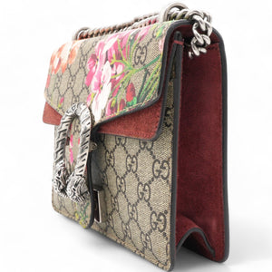 GG Supreme Monogram Blooms Mini Dionysus Shoulder Bag Beige Multicolor Dry Rose