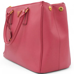 Saffiano Galleria Double Zip Tote Geranio