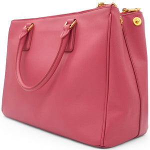 Saffiano Galleria Double Zip Tote Geranio