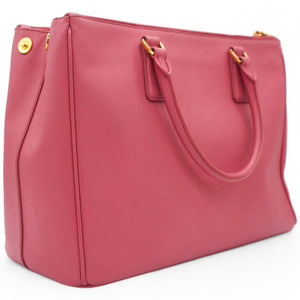 Saffiano Galleria Double Zip Tote Geranio