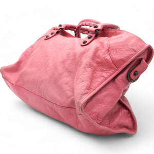 Agneau Arena Cagole City Handbag Pink