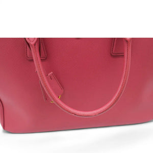 Saffiano Galleria Double Zip Tote Geranio