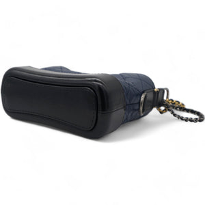 Aged Calfskin Quilted Small Gabrielle Hobo