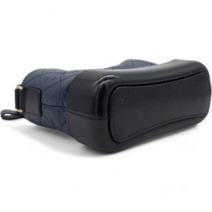 Aged Calfskin Quilted Small Gabrielle Hobo