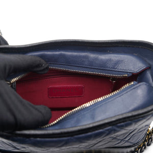 Aged Calfskin Quilted Small Gabrielle Hobo