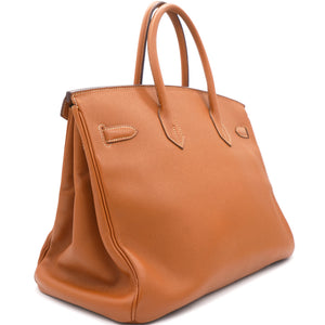 Epsom Leather Birkin 35 Bag Tan