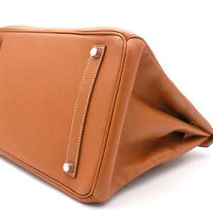 Epsom Leather Birkin 35 Bag Tan