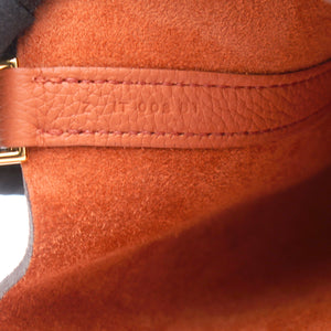 Terre Battua Taurillon Maurice Leather Picotin Lock 18 Bag