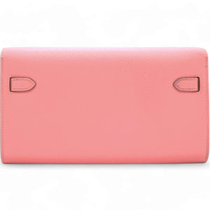 Epsom Kelly Wallet To Go Rose Confetti