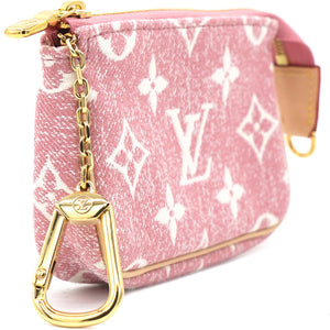 Micro Pochette Accessories Pink Denim