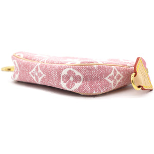 Micro Pochette Accessories Pink Denim