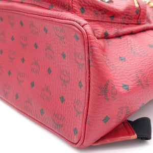 Visetos Front Studs Medium Stark Backpack Red