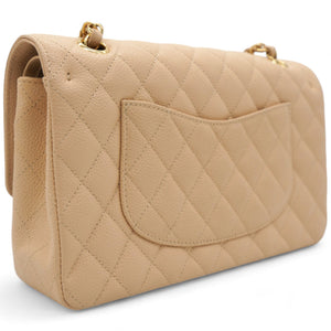 Classic Flap Medium Beige Clair Caviar