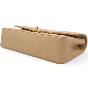 Classic Flap Medium Beige Clair Caviar