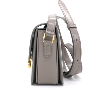 Teen Triomphe Bag in Shiny Calfskin Grey