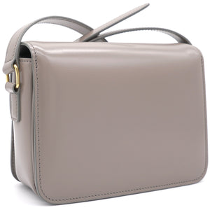 Teen Triomphe Bag in Shiny Calfskin Grey