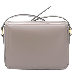 Teen Triomphe Bag in Shiny Calfskin Grey