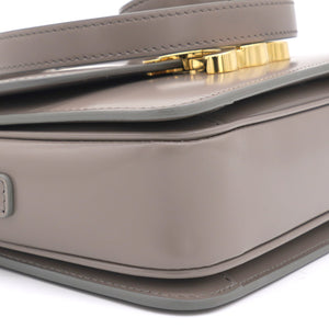 Teen Triomphe Bag in Shiny Calfskin Grey