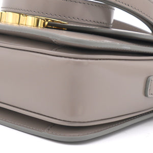 Teen Triomphe Bag in Shiny Calfskin Grey