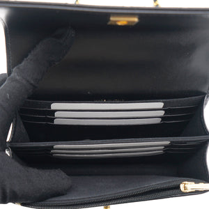 23P Top Handle Wallet on Chain Black