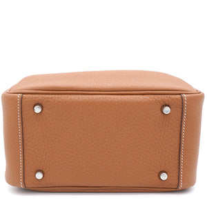 Gold Clemence Leather Mini Lindy 20 Bag