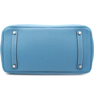 Togo Birkin 35 Bleu Jean