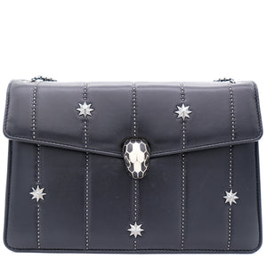 Serpenti Forever Shoulder Bag Stars Embellishments