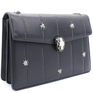 Serpenti Forever Shoulder Bag Stars Embellishments