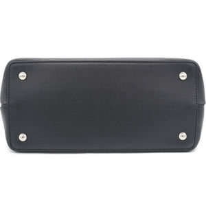 Petite 2 Jours Tote Black Flower Charm