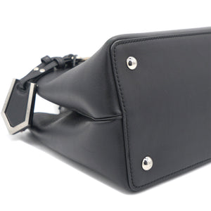 Petite 2 Jours Tote Black Flower Charm