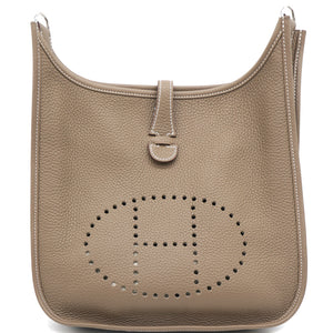 Etoupe Togo Leather Evelyne 29 Bag