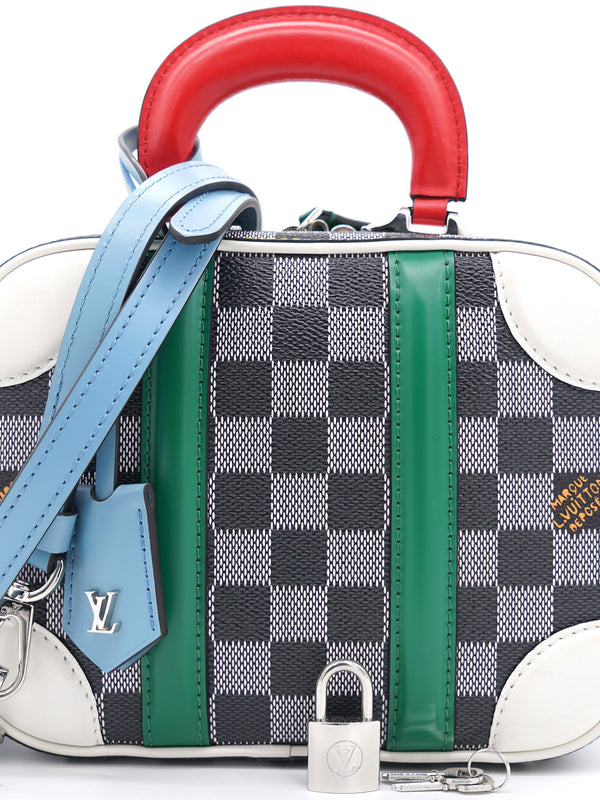 Valisette BB Damier coated canvas