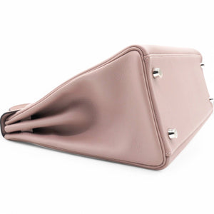 Kelly Bag 32 Silver Hardware T stamp Glycine 4W Evercolor
