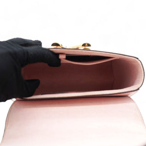 Epi Stones Twist Shoulder Bag PM Rose Ballerine