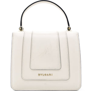 Serpenti Forever Top Handle Bag White