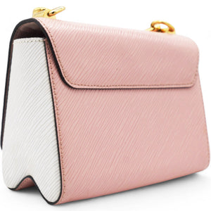 Epi Stones Twist Shoulder Bag PM Rose Ballerine
