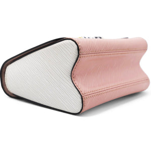 Epi Stones Twist Shoulder Bag PM Rose Ballerine
