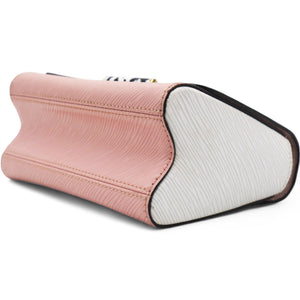 Epi Stones Twist Shoulder Bag PM Rose Ballerine