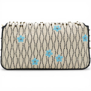 Baguette White Raffia Bag