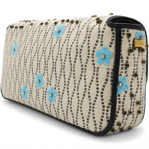 Baguette White Raffia Bag